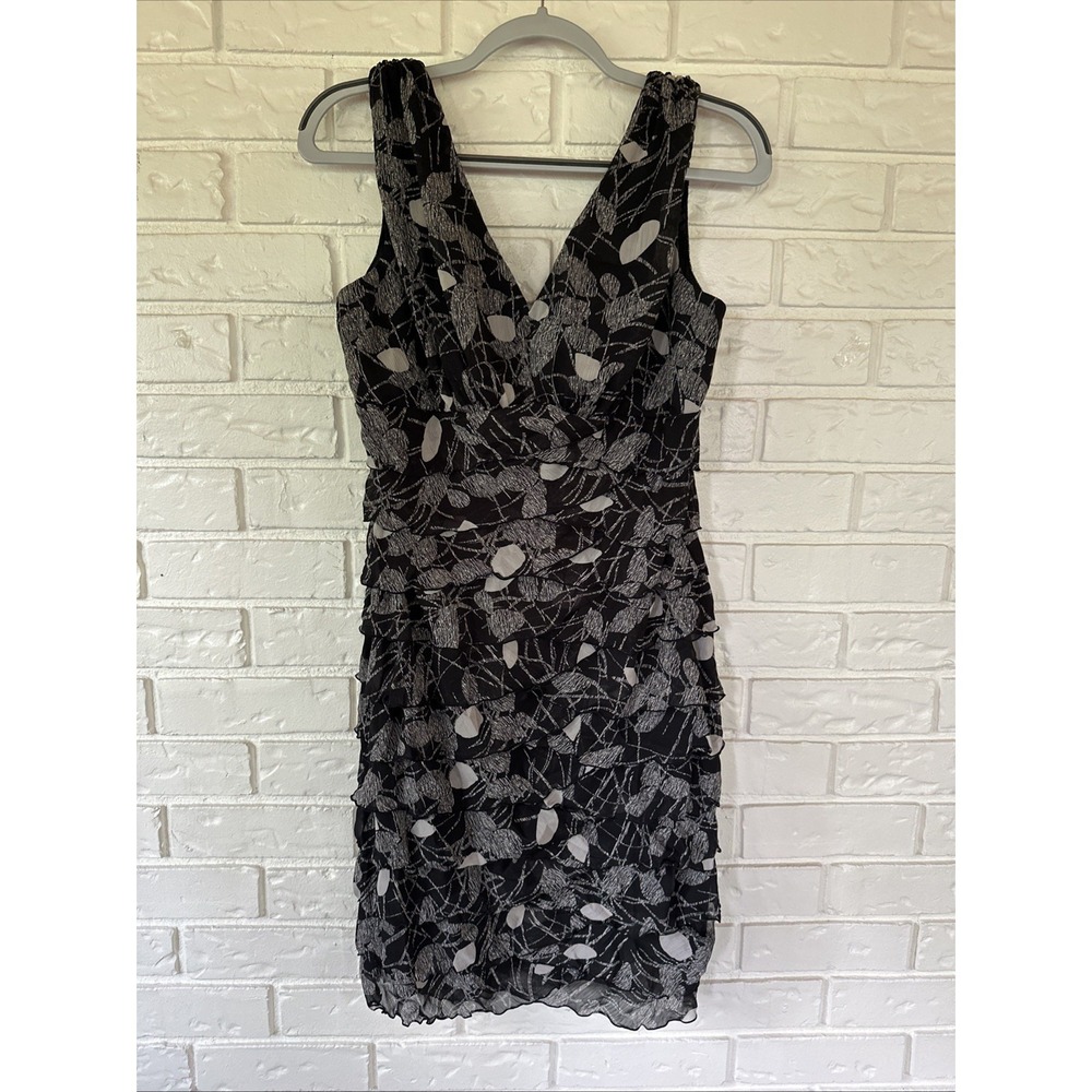 Jones Wear Women's Size‎ 12 Wedding Guest Waterfall Ruffle Dress